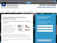 Tablet Screenshot of contract-production.co.uk